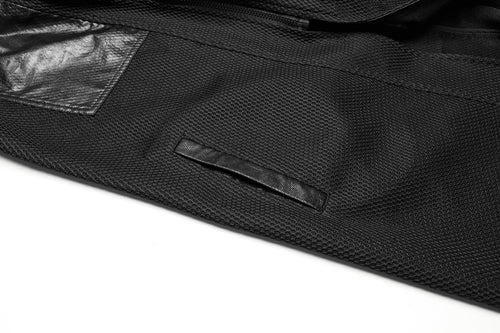 Leicht transparenter Mantel mit Stehkragen