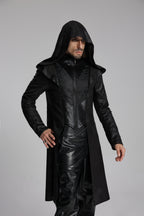 Westenmantel mit Kapuze