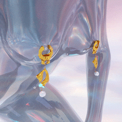 Luxuriöse Nippelklemmen mit Perle