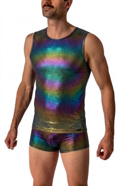 Irisierendes Tank Top