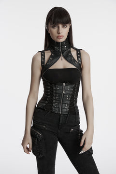 Brustfreies Top mit Schnürung