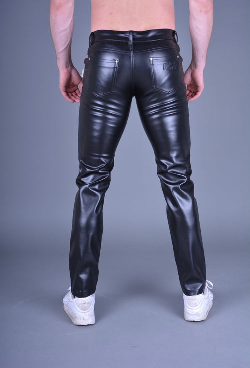 faux leather pants