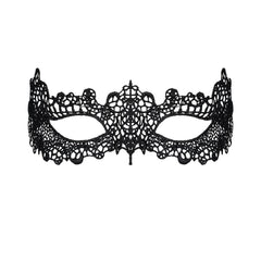 Mask with filigree embroidery