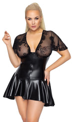 Wetlook Kleid Plus Size