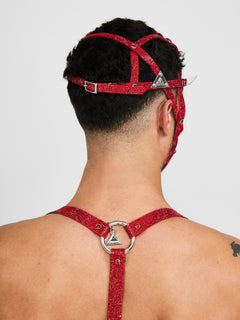 KristallHarness Maske Devil