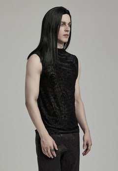 Meshtop Ärmellos mit Muster