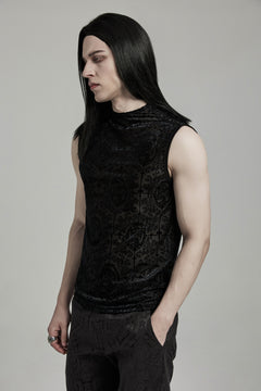 Meshtop Ärmellos mit Muster