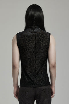 Meshtop Ärmellos mit Muster