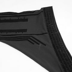 Meshkleid mit Trichterärmel