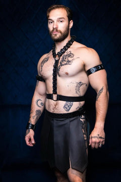 Leather harness