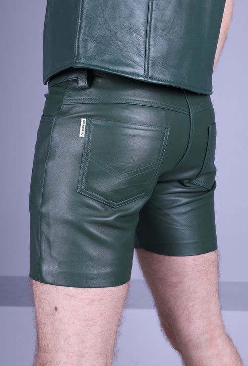 Leather shorts classic