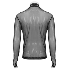 Mesh Langarmshirt