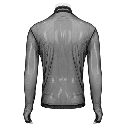 Mesh Langarmshirt