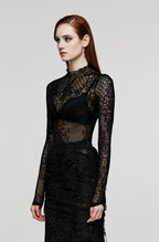 Gemustertes Langarmoberteil