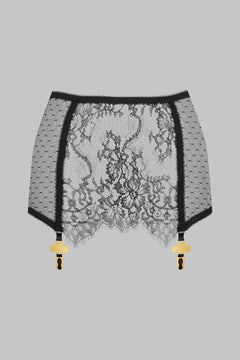 Spitzen Rock mit Strapsen