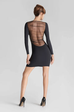 Kleid mit Mesh