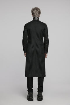 Leicht transparenter Mantel mit Stehkragen