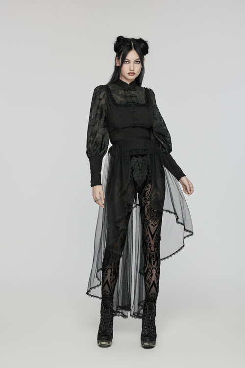 Meshrock mit Miedergürtel