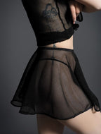 Ausgestellter Netzrock