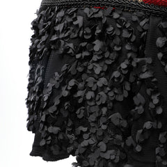 Jacquard mini skirt