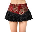 Jacquard mini skirt