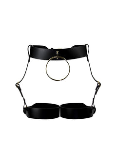 Leder O-Ring Beinharness