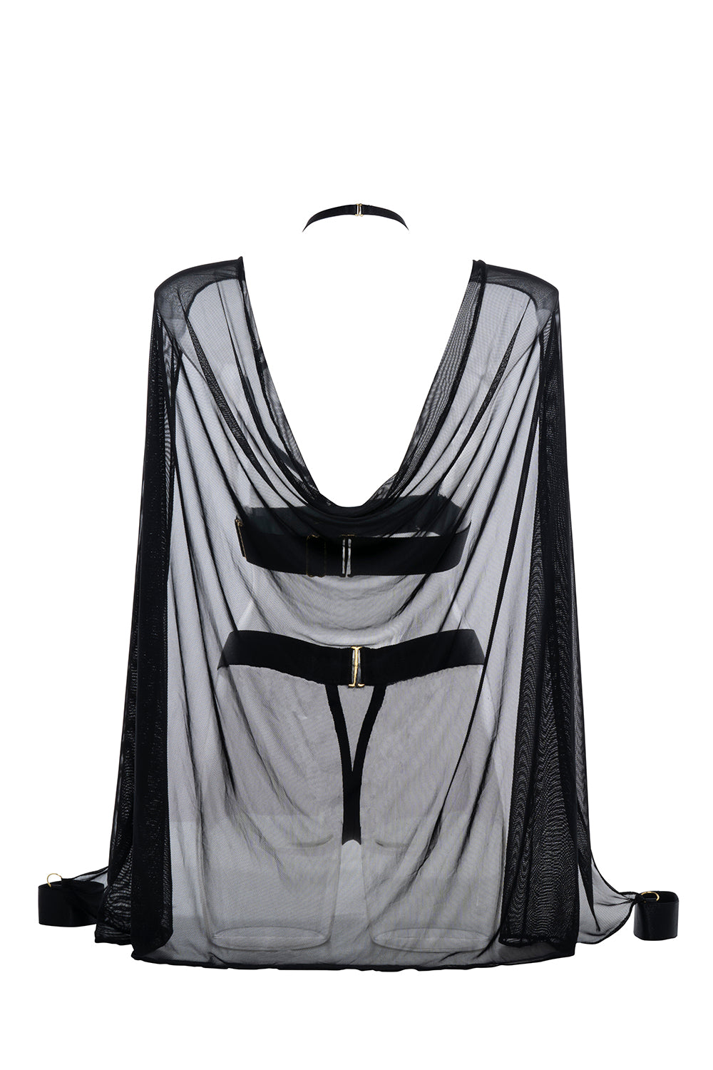Harness set with cape