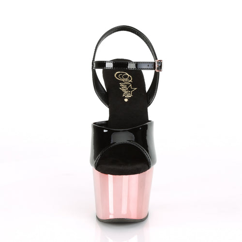 Chrom Plateau Sandale Gold
