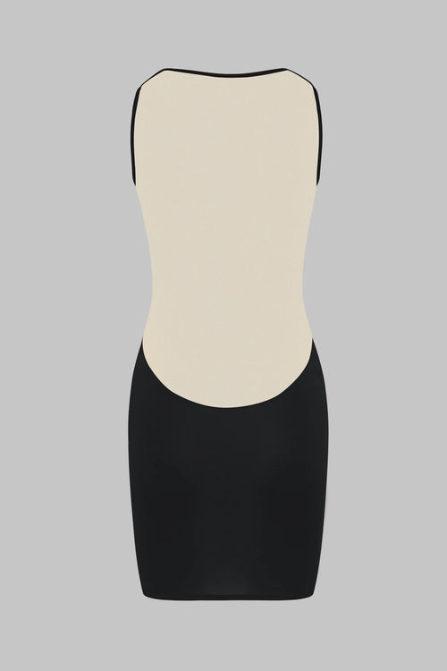 Minikleid mit Mesh