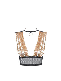 BH Oberteil mit Goldketten