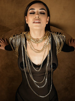 Harnesskette in Gold