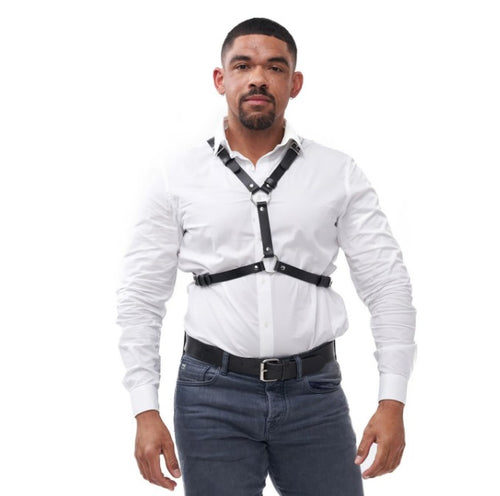 Leder Brust Harness