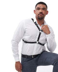 Leder Brust Harness