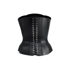 Real leather corset top