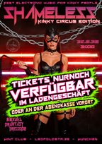 Ticket 25.09.2026 Kinky Circus by Bavarian Fetish