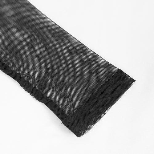 Mesh Langarmshirt