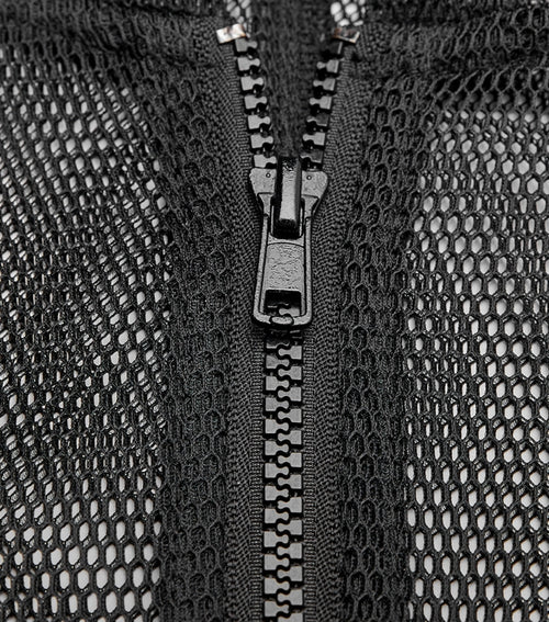 Netzjacke mit Kapuze
