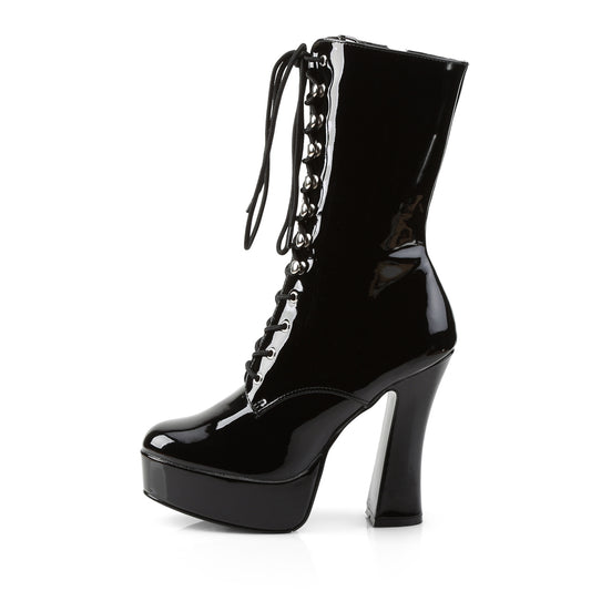 Patent ankle boot