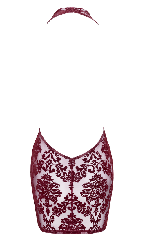 Mesh Kleid mit Spitze