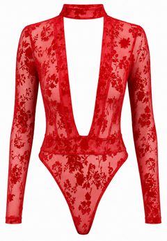 Body mit tiefem V-Ausschnitt