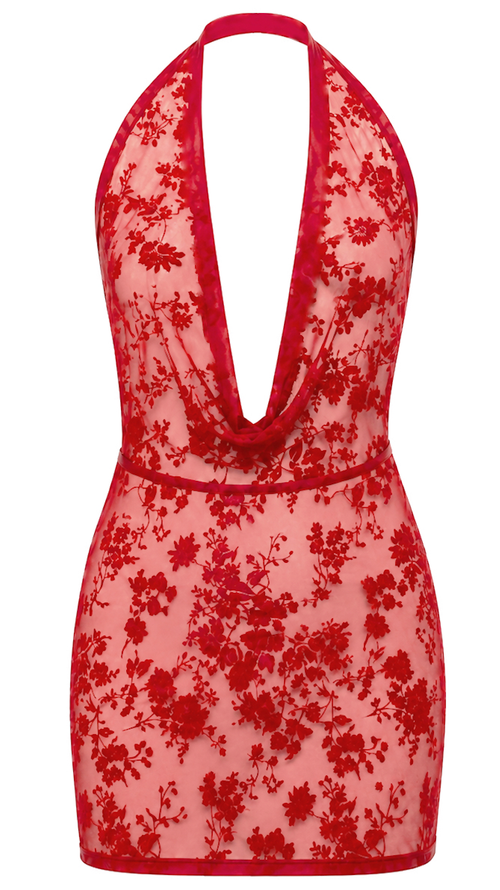 Minikleid mit Spitze