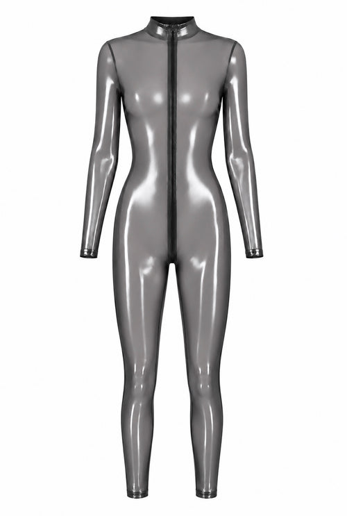 Langarm Catsuit mit Reißverschluss