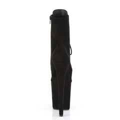 Plateau Stiefeletten aus Kunstwildleder