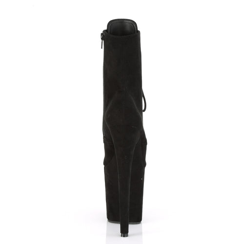 Plateau Stiefeletten aus Kunstwildleder