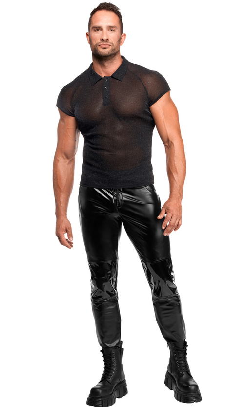 Transparentes Top mit Schimmer