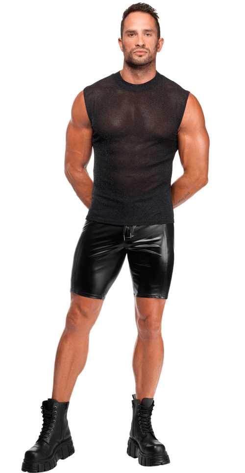 Transparentes Top mit Schimmer