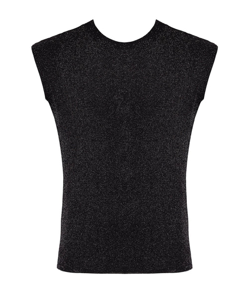 Transparentes Top mit Schimmer