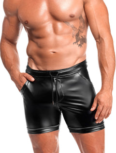 Lässige Wetlook Shorts
