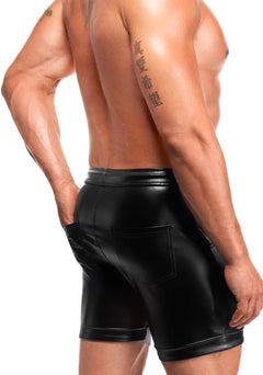 Lässige Wetlook Shorts