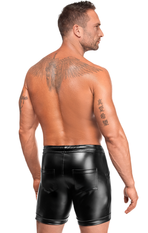 Lässige Wetlook Shorts